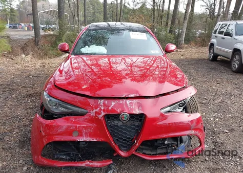 2022 Alfa Romeo Giulia Ti Awd из США, поврежденный, VIN ZARFANBN2N7659781